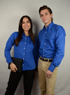 Camisa de vestir Gabardina unisex